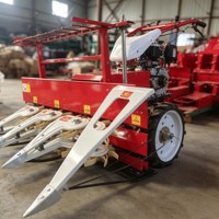 Mini-moissonneuse-batteuse multifonctionnelle pour maïs, riz, blé, ensilage et céréales – Machine agricole de récolte