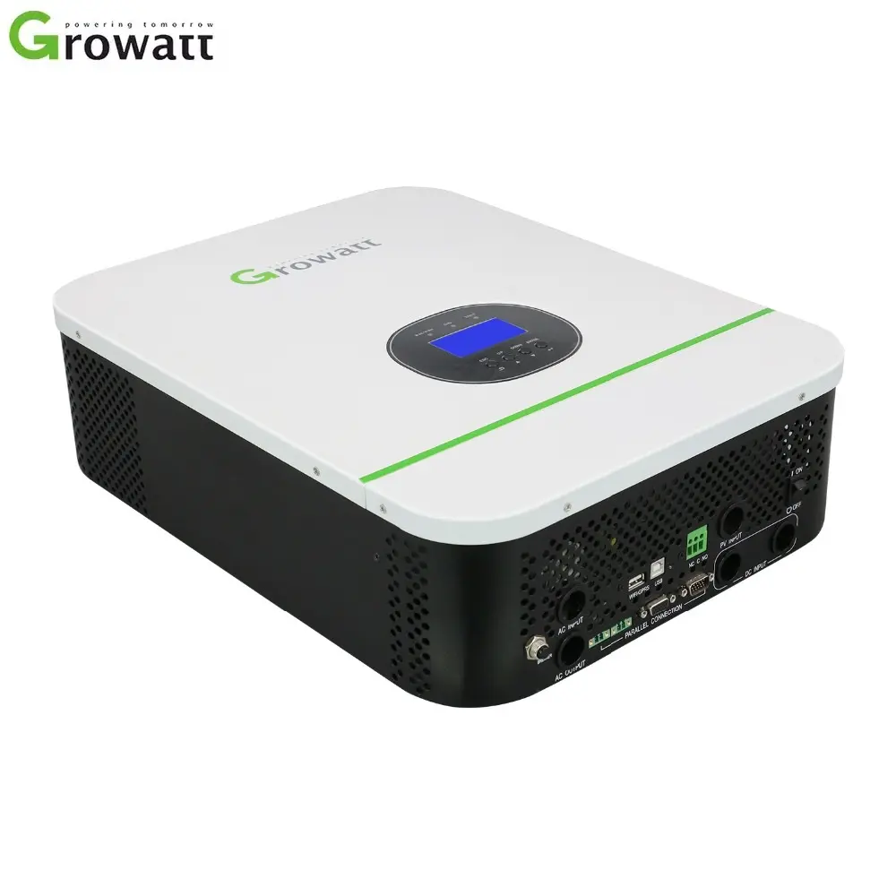 Grolwat SPF 2000-5000TL 48V 3000W 5000W Solar Converter Fase Tunggal Mppt Off Grid Solar Hybrid Inverter