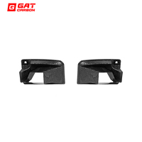 Pour BMW M2 G87 2023+ – Kit de prises d'air avant en fibre de carbone sèche, style TE, finition brillante, garniture de grille d'admission d'air, cadre de voiture