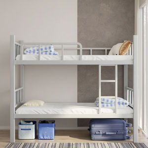 Dubbele staafbedden slaapzaal ijzeren stapelbed met ijzeren frame voor school, appartement of slaapkamer - Product Image 3