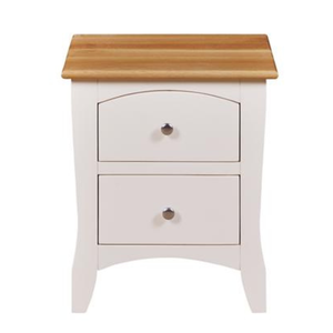 Mesita de noche de madera marca LANCASTER RANGE, 2 cajones, muebles de dormitorio, mesita de noche, armario de madera del fabricante de Vietnam - Product Image 1