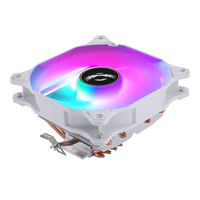 QiuzAim bureau CPU dissipateur thermique pression descendante 4 serveur de caloduc 2011/x79 carte mère 120mm ventilateur LED silencieux