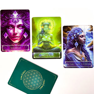 Ensemble <span class=keywords><strong>de</strong></span> <span class=keywords><strong>cartes</strong></span> d'oracle personnalisées, boîte personnalisée, jeu <span class=keywords><strong>de</strong></span> <span class=keywords><strong>cartes</strong></span> <span class=keywords><strong>de</strong></span> tarot dorées avec guide, boîte <span class=keywords><strong>de</strong></span> jeu <span class=keywords><strong>de</strong></span> tarot personnalisée - Product Image 5