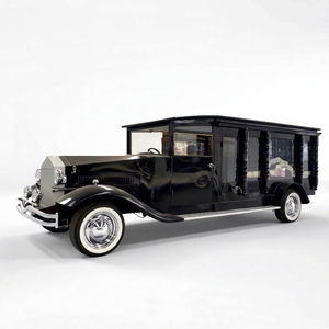 Carroza Fúnebre Eléctrica de Alta Calidad, Estilo Clásico/Vintage, Construcción Totalmente Metálica, Lujosa - Product Image 1