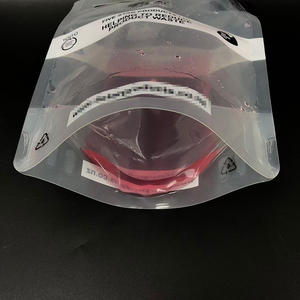 Recharge d'emballage en plastique PE transparent écologique boisson liquide pochette debout avec bec verseur avec poignée pour vin café lait - Product Image 4