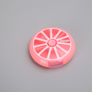 Petite boîte à pilules <span class=keywords><strong>hebdomadaire</strong></span> rotative en plastique personnalisée en gros pour le stockage de médicaments - Product Image 3