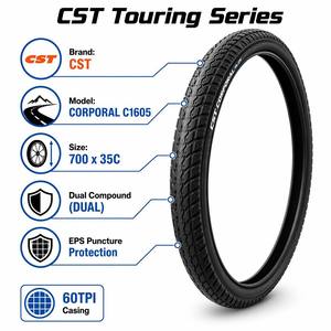 <span class=keywords><strong>Pneu</strong></span> de vélo de <span class=keywords><strong>route</strong></span> CST 700C 700x25 28 32 35 38C Anti-crevaison EPS Double Composé 60TPI Haute Vitesse pour Vélo de Ville et Tourisme, Type Clincher - Product Image 5
