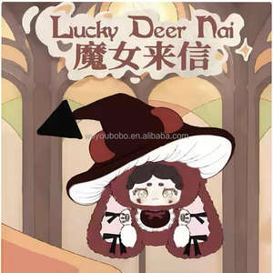 Original <span class=keywords><strong>Lucy</strong></span> Deer Nai Bonne Nuit Lapin V3 Sorcière Lettre En Peluche Boîte Aveugle Mignonne Poupée Mode Jouet Cadeau Boîte Mystère. - Product Image 2