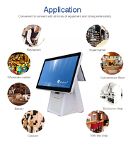 RUINAI RN-E6 Sistema POS con Pantalla Táctil Windows, Soporte para Tablet, Táctil Capacitivo, Wi-Fi 6, Puertos USB, 16 Pulgadas, Intel I3/I5, 2GB/4GB/8GB