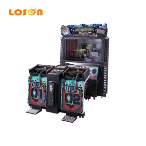 Double joueurs d'intérieur <span class=keywords><strong>la</strong></span> <span class=keywords><strong>maison</strong></span> des morts 3 4 simulateur pistolet 4d tir Arcade <span class=keywords><strong>jeu</strong></span> Machine à pièces - Product Image 2