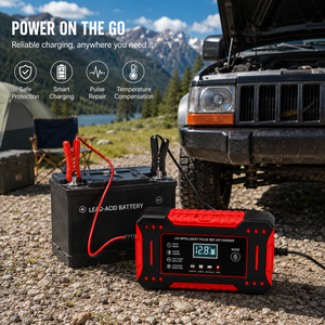 <span class=keywords><strong>Chargeur</strong></span> de <span class=keywords><strong>batterie</strong></span> de voiture <span class=keywords><strong>12V</strong></span> 6A intelligent à impulsions pour batteries plomb-acide, réparation et <span class=keywords><strong>entretien</strong></span>, <span class=keywords><strong>chargeur</strong></span> <span class=keywords><strong>d</strong></span>'<span class=keywords><strong>entretien</strong></span> pour automobiles et motos, usine OEM - Product Image 5