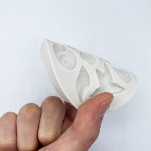 Moldes de Silicona para Hornear con Tema Marino de 3 Piezas (Concha Marina para Coral) - Grado Alimenticio para Hacer Pasteles y Dulces - Product Image 4