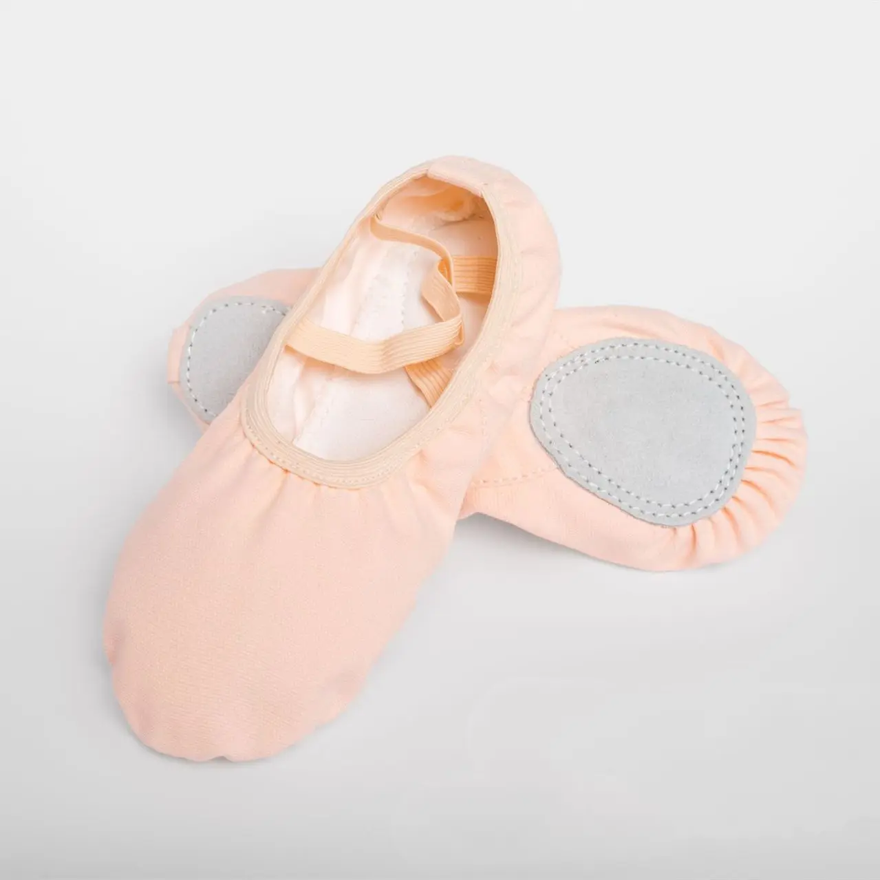 2021 Giá Rẻ Bán Buôn Canvas Giày Ba Lê Chia Duy Nhất Ba Lê Dép Ballerina Giày Khiêu Vũ Cho Cô Gái Phụ Nữ Trẻ Em