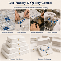 Collier pour animaux de compagnie Black Tea Time pour chats et chiens, accessoires personnalisés pour chiots