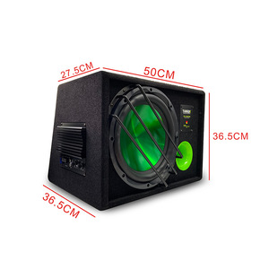 Subwoofer de voiture TANBX 12 pouces 12V actif avec amplificateur, sortie audio mono pour usage général - Product Image 1