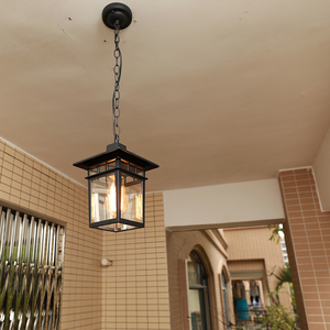 <span class=keywords><strong>Candelabro</strong></span> de hierro <span class=keywords><strong>negro</strong></span> Estilo clásico moderno de luces de techo para exteriores Para pasillos de balcón con ventajas de precio - Product Image 6