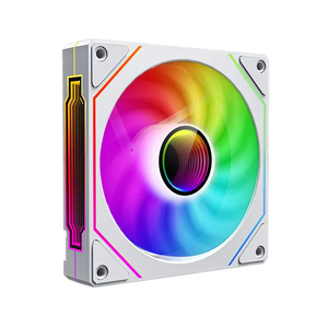 مروحة هيكل جهاز الكمبيوتر UPIREN UF-1 PRISM <span class=keywords><strong>4</strong></span> PRO مروحة تبريد هادئة بتقنية PWM مزودة بعدد <span class=keywords><strong>4</strong></span> دبابيس بمقاس 12 سم بتقنية ARGB مع حجم هواء كبير 12 فولت 45.2CFM/600-1500RPM - Product Image 2