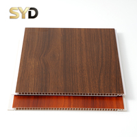 Panel de Techo de PVC Ignífugo e Impermeable, Blanco Brillante Satinado, con Sistema de Ranura y Lengüeta, para Cocina y Baño