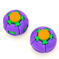 Jouet promotionnel populaire anti-stress imprimé en 3D : une balle rotative amusante adaptée aux enfants et aux adultes