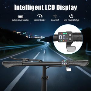 Patinete Eléctrico de 850W de Potencia Máxima para Adultos, Velocidad Máxima de 40 km/<span class=keywords><strong>h</strong></span>, Alcance de 40 km, Batería de 48V 13AH, Patinete Eléctrico Plegable de 14 Pulgadas con Asiento - Product Image 5