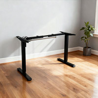 Cadre de bureau électrique Dark Gaming, structure en acier à levage intégré, base de bureau réglable en hauteur pour bureau de jeu