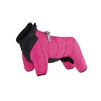Juicepet Manteau d'hiver pour chien, chaud, coupe-vent, imperméable, réfléchissant, en polyester imprimé, combinaison de neige matelassée à quatre pattes