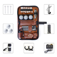 Sac à outils de golf en cuir PU très vendu, sac multifonctionnel pour accessoires de golf, grande capacité, pochette pour tees et balles, fournitures d'extérieur