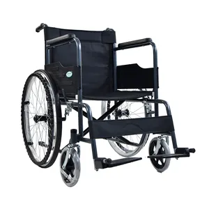 Kunden spezifische 20 Jahre Fabrik Stahl Rollstuhl bedruckte Rahmen Homecare Stuhl Rollstuhl Handbuch Stahl Rollstuhl