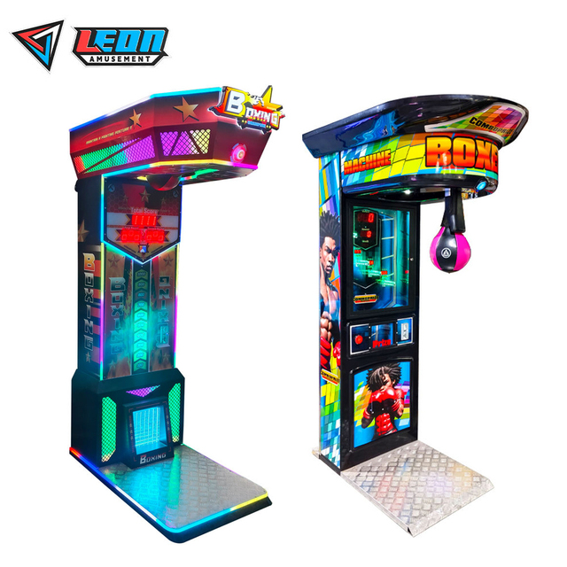 Punch Boxing Electronic Arcade Machine With Prize Coin Operated Sport Game High Profit Amusement Equipment for Game Center