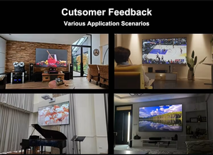 Pantalla de Proyección Plegable Portátil ALR 16:9, Antiarrugas, Antiluz, Suave, para Cine en Casa y al Aire Libre - Product Image 5