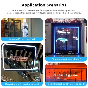 Mô Hình Phổ Quát 1700cd Độ Sáng Halogram Chiếu 65Cm Hollogram Máy Tính Để Bàn <span class=keywords><strong>3D</strong></span> Hologram Fan - Product Image 5