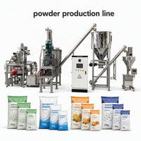 Hoog rendement matcha-theepoeder productielijn, stofvrije toevoer, vacuümtransport, lintmenging, verpakkingsverwerking