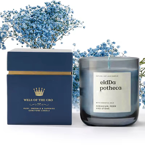 <span class=keywords><strong>Coffret</strong></span> <span class=keywords><strong>Cadeau</strong></span> Écologique Haut de Gamme en Papier Gaufré pour Bougie Parfumée, Hommes Femmes, Aromathérapie, Décoration Intérieure - Product Image 5