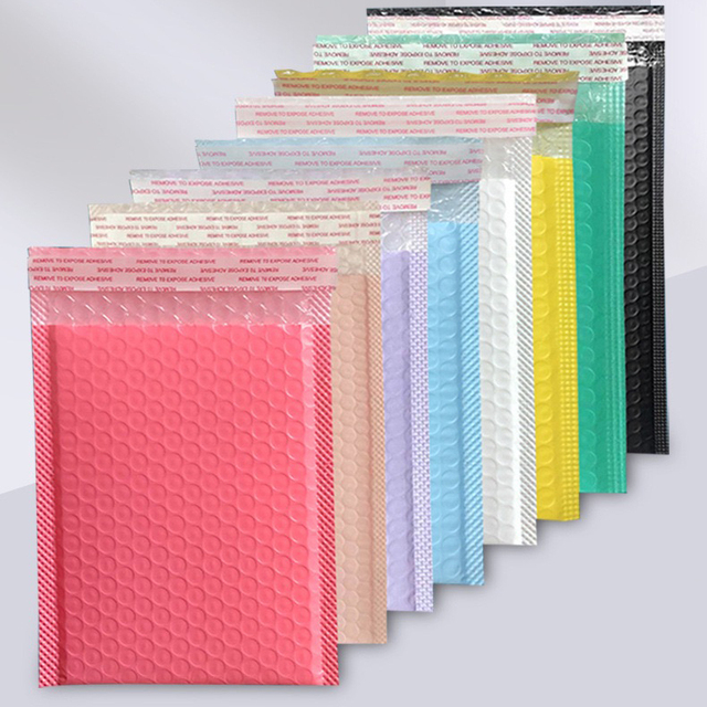 Durable Bubble Mailer Bags Custom Designed Padded Poly Envelopes for Shipping Fragile Items with Smooth Laser-Cut Edges