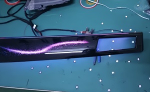Intérieur de voiture SJC pour BMW Série 3 (E90) modèles 2005-2012, éclairage ambiant <span class=keywords><strong>automatique</strong></span> à LED rotatif 64 couleurs, style symphonie galaxie - Product Image 2