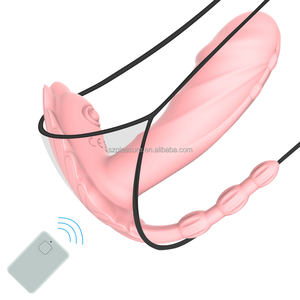 Sexspielzeug-Vertrieb Vibrations-Strap-On-<span class=keywords><strong>Dildo</strong></span> <span class=keywords><strong>Panty</strong></span>-Vibrator mit Fernbedienung Wiederaufladbarer Vibrations-Slip - Product Image 4
