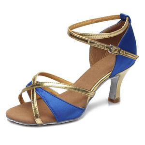 Nuove <span class=keywords><strong>Scarpe</strong></span> da Ballo Latino per Ragazze Tango Pole Dance <span class=keywords><strong>Scarpe</strong></span> da Ballo da Sala Tacco 7cm - Product Image 4