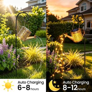 Lámpara de Jardín LED Solar con Logotipo Personalizado, Linterna de Riego Solar, Resistente al Agua IP65, Cuerpo de Hierro, Portátil, Alimentada por Energía Solar - Product Image 4