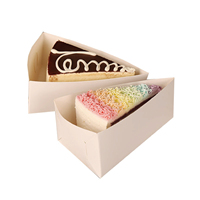 Boîtes à gâteaux en mousse triangulaires de qualité supérieure à prix d'usine à fond épais, étanches à l'humidité et écologiques, idéales pour les durians et les gâteaux