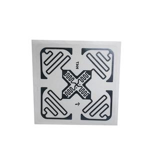 RZX muestra gratis 3D antena H47 50x50mm Impinj Monza 4QT largo alcance UHF RFID pegatina 860-960MHz adhesivo blanco etiqueta en blanco - Product Image 1