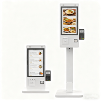 Terminal de paiement POS en libre-service vertical de 21,5 pouces avec écran tactile HD adapté aux magasins