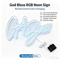 Enseigne néon LED personnalisée avec texte, lettres LED néon, enseigne néon LED avec mot personnalisé pour café, studio, église, art mural intérieur