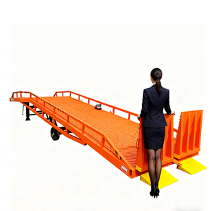 Puente de rampa de carga nivelador de muelle hidráulico móvil Ce rampa de muelle de carga lateral móvil rampa de carretilla elevadora para descargar contenedores - Product Image 1