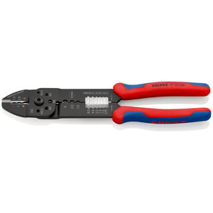 Pince à sertir KNIPEX 97 32 240 SB avec poignées multi-composants laquées noires 240 mm - Product Image 1
