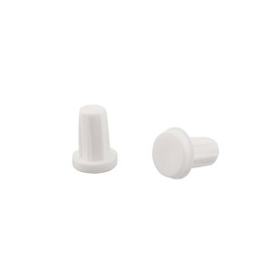 Plastic Hole <b>Plug</b> 5mm White Durable Cabinet Shelf Support Cover - Product Image 2