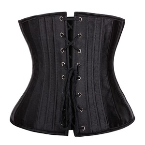 Corset amincissant pour femme, gaine de taille sexy, corsets et bustiers sous-poitrine, satin, armatures en acier, corset de maintien de la taille - Product Image 1