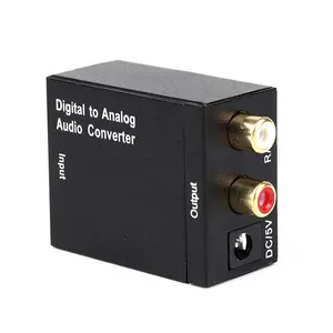 3.5mm Audio Converter Amplifier Decoder Optical Fiber Coaxial Signal To Analog Stereo Audio Adapter Audio Extender