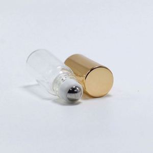 Flacon roll-on en verre 3ml 5ml 8ml pour huiles essentielles, sérum contour des yeux et parfum, écologique et rechargeable, pour bouteille sérigraphiée - Product Image 2
