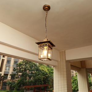 <span class=keywords><strong>Candelabro</strong></span> de hierro <span class=keywords><strong>negro</strong></span> Estilo clásico moderno de luces de techo para exteriores Para pasillos de balcón con ventajas de precio - Product Image 4