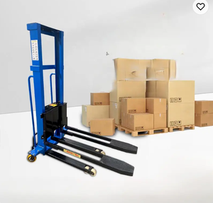 Efisien Stacker memuat sendiri Forklift harga pabrik memuat sendiri 1 ton Forklift tumpuk listrik dengan pengendali jarak jauh - Product Image 4